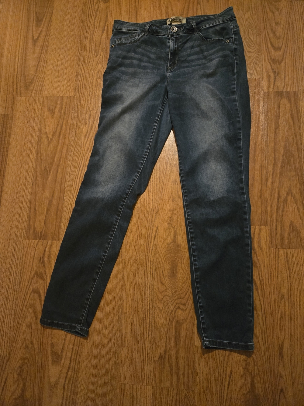 Democracy Dark Wash Skinny Jeans - Blue